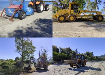 Ξεκίνησαν οι εργασίες ευπρεπισμού στις παραλίες