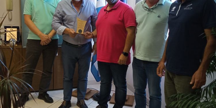 Επίσκεψη Ολυμπιακής Ακαδημίας στο Δήμαρχο Ηγουμενίτσας