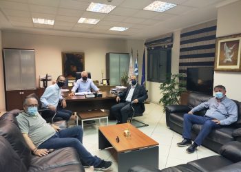 Επίσκεψη Χρήστου Γκόκα στο Δημαρχείο της Ηγουμενίτσας