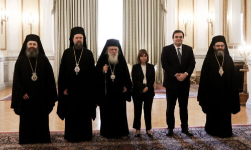 Στην Πρόεδρο της Δημοκρατίας ο νέος Μητροπολίτης Παραμυθιάς