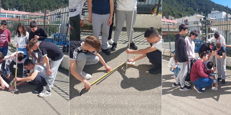 Το πείραμα του Ερατοσθένη στο 2ο Γυμνάσιο Ηγουμενίτσας