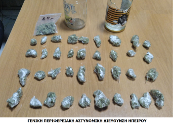 Συνελήφθησαν δύο νεαροί στην Ηγουμενίτσα για διακίνηση ναρκωτικών