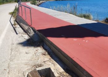 Καταγγελία για επικίνδυνες ελλείψεις στον ποδηλατόδρομο Δρέπανου Ηγουμενίτσας