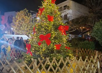 ΔΗΜΟΣ ΗΓΟΥΜΕΝΙΤΣΑΣ: Φωταγώγησε το χριστουγεννιάτικο δέντρο
