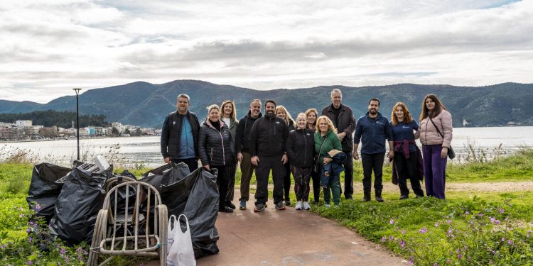 Ολοκληρώθηκε η δράση καθαρισμού της παράκτιας ζώνης του κόλπου Ηγουμενίτσας