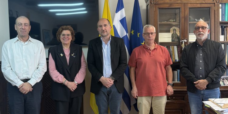 Συνάντηση της Πρυτανικής Αρχής του Πανεπιστημίου Ιωαννίνων με τον Δήμαρχο Σουλίου για την ανάπτυξη συνεργασιών